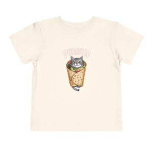 Cute Cat Burrito Toddler Tee - Fun and Playful Shirt for Kids