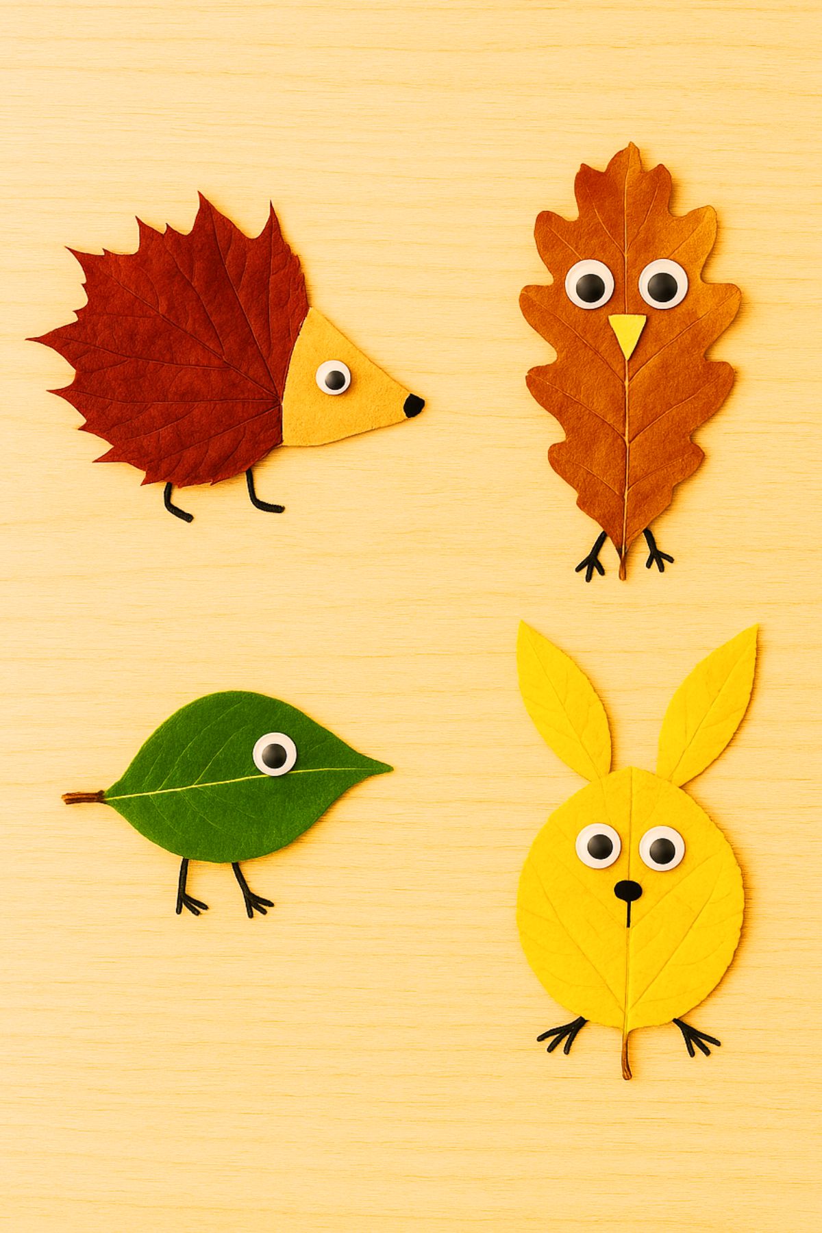 Leaf Rabbit Craft Leaf Crafts for Kids: 12 Fun and Easy Nature Projects to Try This Fall
